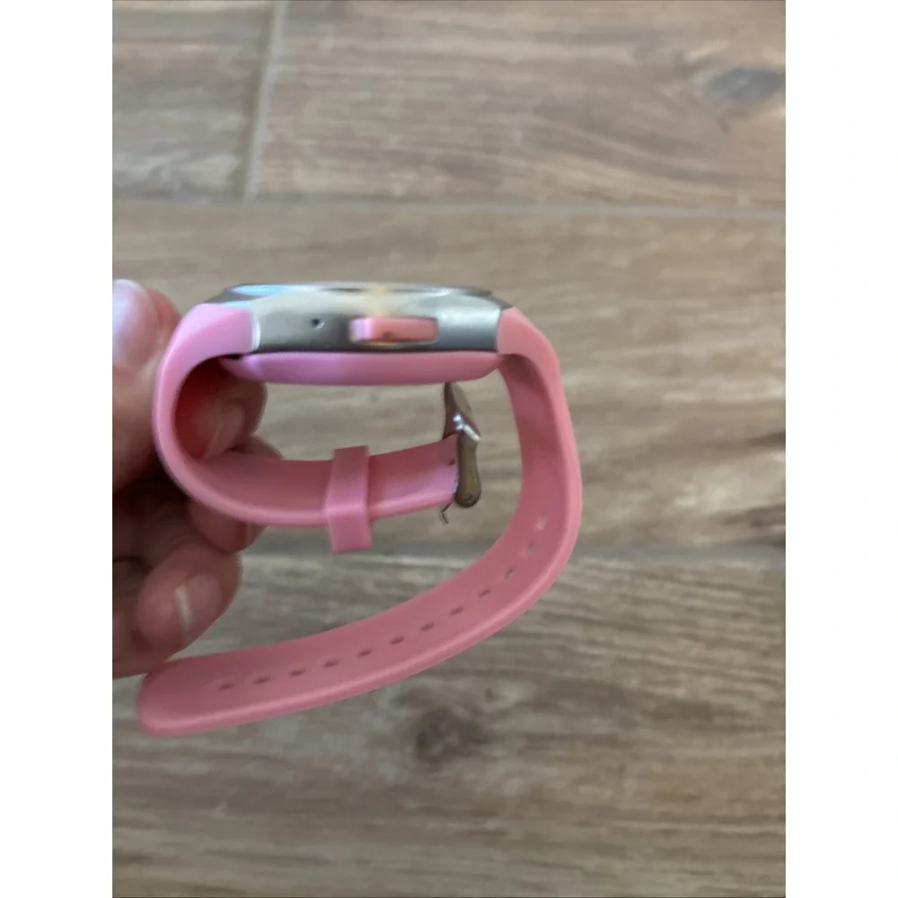 LADIES MULTI-FUNCTION DIGITAL SMART WATCH WITH‎ PINK SILICONE BAND